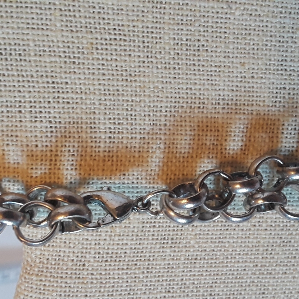 Large Rhinestone Necklace - Picture 3 of 4